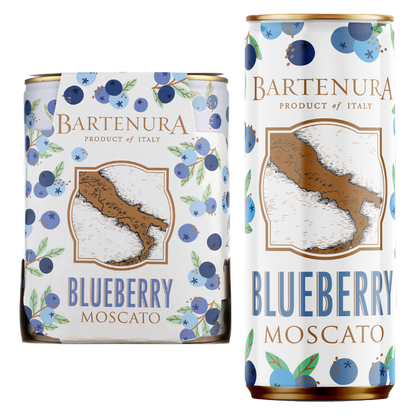 Bartenura Blueberry Moscato 4pk 250ml Can