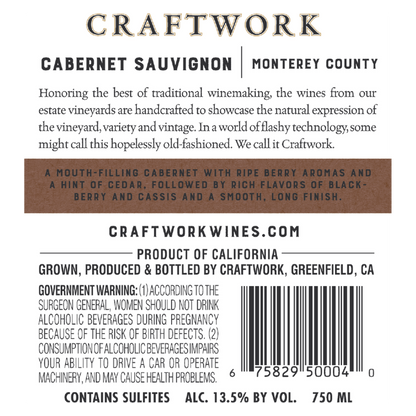 Craftwork Cabernet Sauvignon 750ml