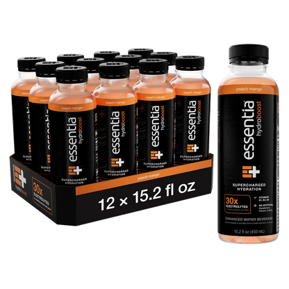 Essentia Hydroboost Mango Peach 12pk 15.2oz Bottle- XL