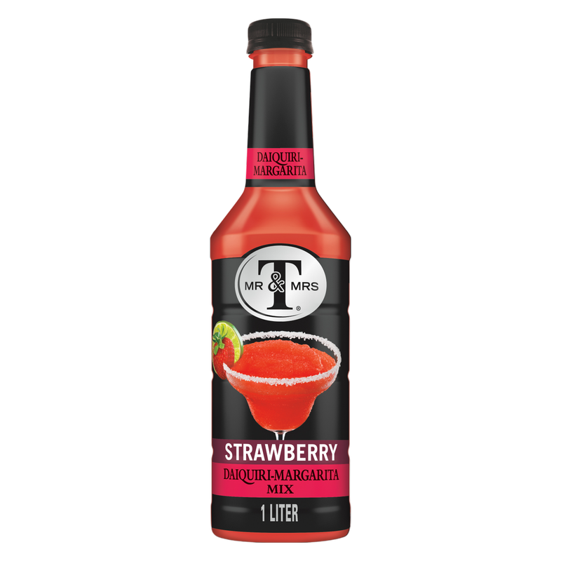 Mr & Mrs T Strawberry Daiquiri-Margarita Mix 1 L