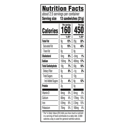 Ritz Bits Cheese Sandwich Crackers 3oz