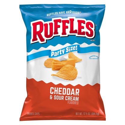 Ruffles Cheddar & Sour Cream Potato Chips 12.5oz