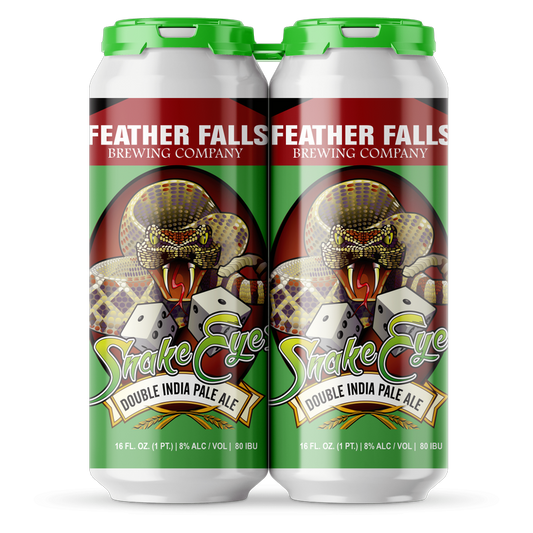 Feather Falls Snake Eyes Double IPA 4pk 16oz Can