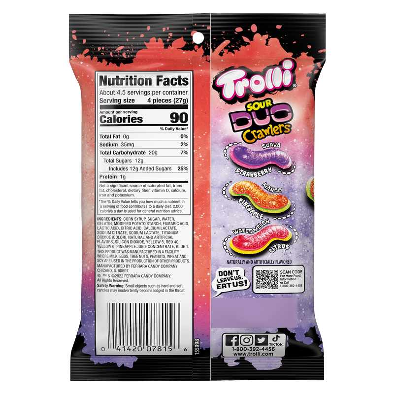 Trolli Sour Duo Crawlers 4.25oz