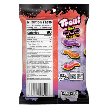 Trolli Sour Duo Crawlers 4.25oz