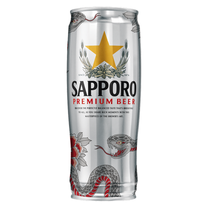 Sapporo Single 22oz Can 4.9% ABV