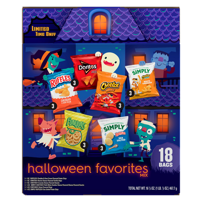 Frito Lay Snacks Variety Pack Halloween Favorites Mix 18ct