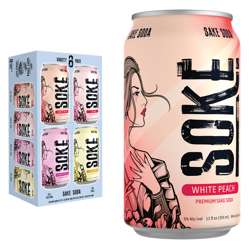 Soke Sake Soda Variety 8pk 12oz Can
