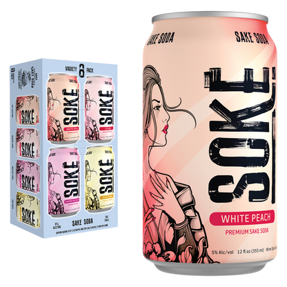 Soke Sake Soda Variety 8pk 12oz Can
