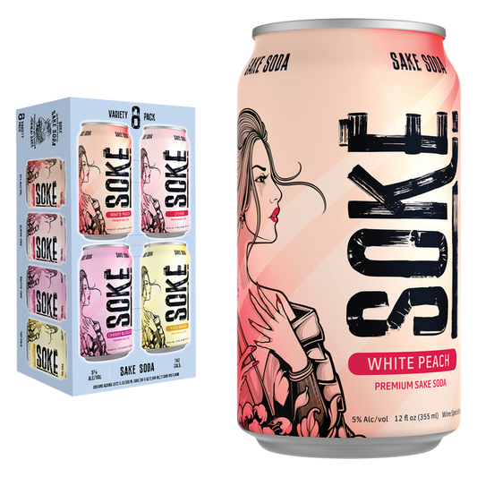 Soke Sake Soda Variety 8pk 12oz Can