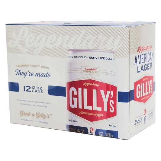 Gilly's American Lager 12pk 12oz