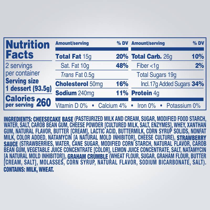 Philadelphia Strawberry Cheesecake Crumble  - 2ct/6.6oz