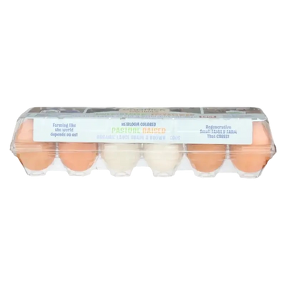Organick Pastures Organic Grade A Medium Brown Eggs - 12ct