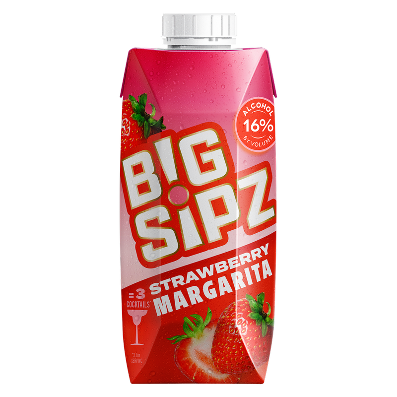Big Sipz Strawberry Margarita 330ml 16% ABV