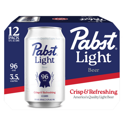 Pabst Light 12pk 12oz Can 4.2% ABV