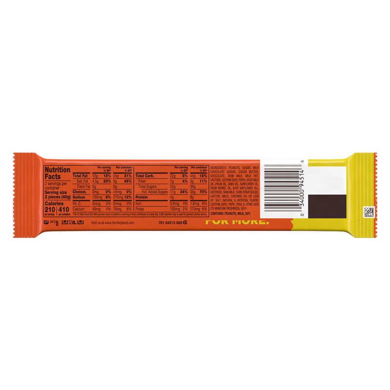 REESE'S Werewolf Tracks King Size, 2.8 oz