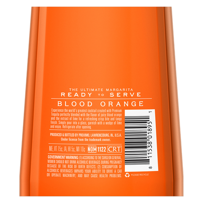1800 The Ultimate Margarita Blood Orange Ready to Drink Cocktail 1.75L 9.95% ABV