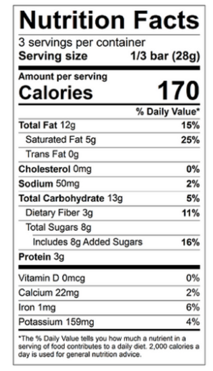 Theo Dark Chocolate Salted Almond, 3oz