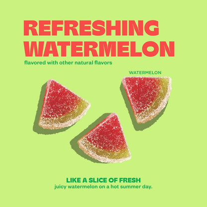 Tandy Mellow Melons, Watermelon Flavored Gummies with L-Theanine, 1.4oz
