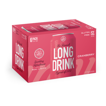 Long Drink Cranberry 6pk 12oz Can 5.5% ABV