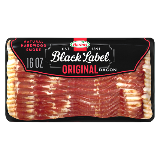 Hormel Black Label Natural Hardwood Original Smoked Bacon - 16oz