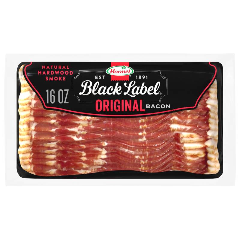 Hormel Black Label Natural Hardwood Original Smoked Bacon - 16oz