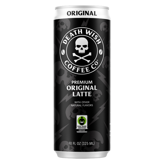 Death Wish Coffee Fair Trade Original Latte 11oz Can