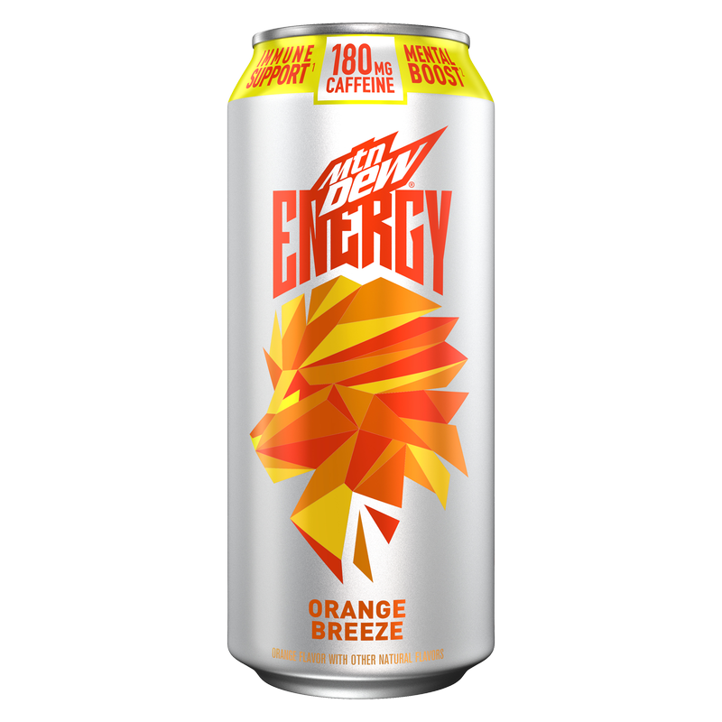 Mountain Dew Energy Orange Breeze 16oz Can
