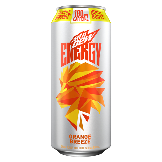 Mountain Dew Energy Orange Breeze 16oz Can