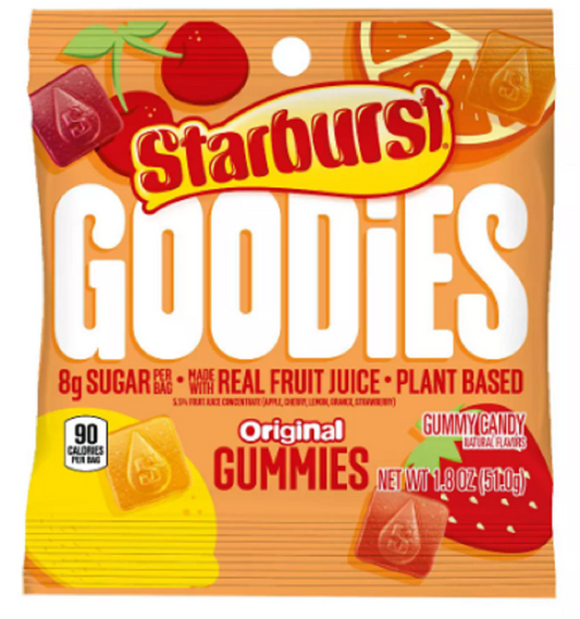 Starburst Goodies Gummies Original, 1.8oz