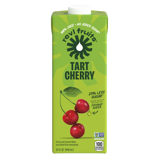 REVL Fruits 100% Tart Cherry Juice 32oz Carton