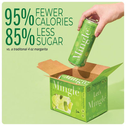 Mingle Mocktails Key Lime Margarita 4pk 12oz Can