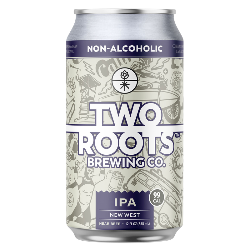 Two Roots Brewing New West IPA Non-Alcoholic 6pk 12oz Can