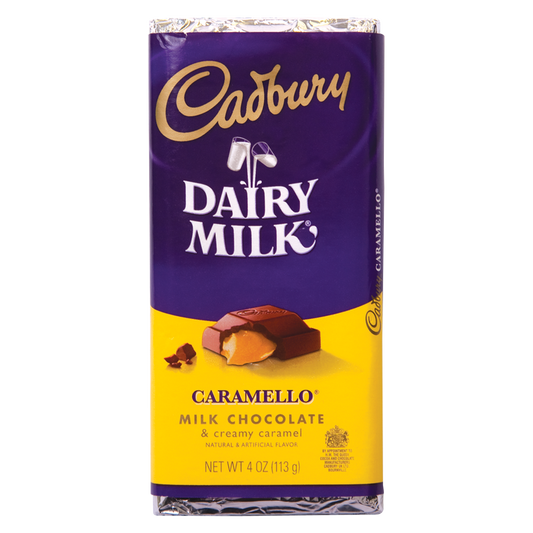 Cadbury Caramello Milk Chocolate Bar 4oz