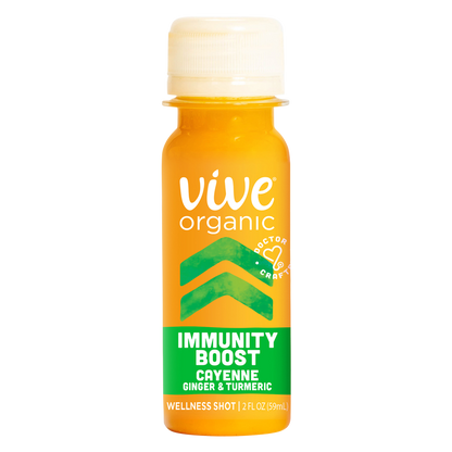 Vive Organic Immunity Boost Cayenne, Ginger & Turmeric Shot 2oz Btl