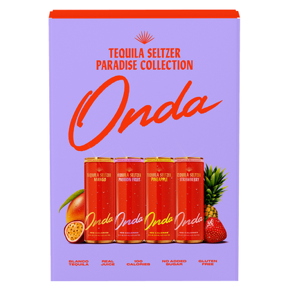 Onda Tequila Seltzer Paradise Collection Variety 8pk 12oz