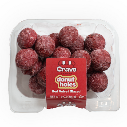 Crave Shoppe Red Velvet Donut Holes - 9oz