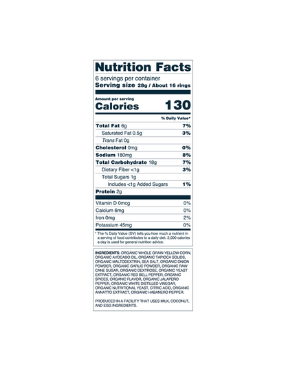 LesserEvil Moonions, Hyperspace Hot Onion, 6oz