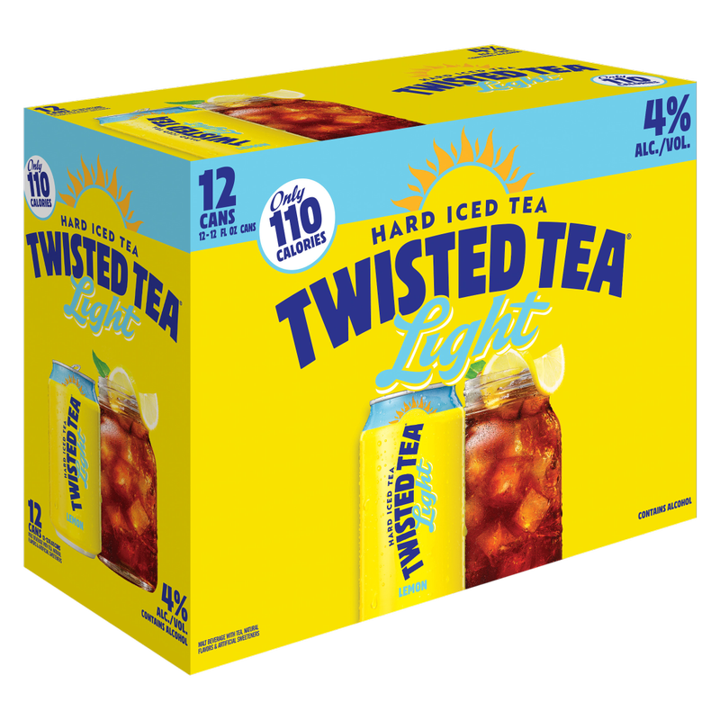Twisted Tea Light 12pk 12oz Can 5.0% ABV
