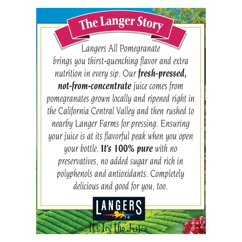Langers Pomegranate Juice 32oz Btl