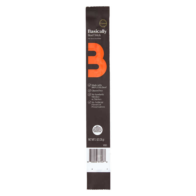 Basically Sweet Heat Beef Stick, 1oz