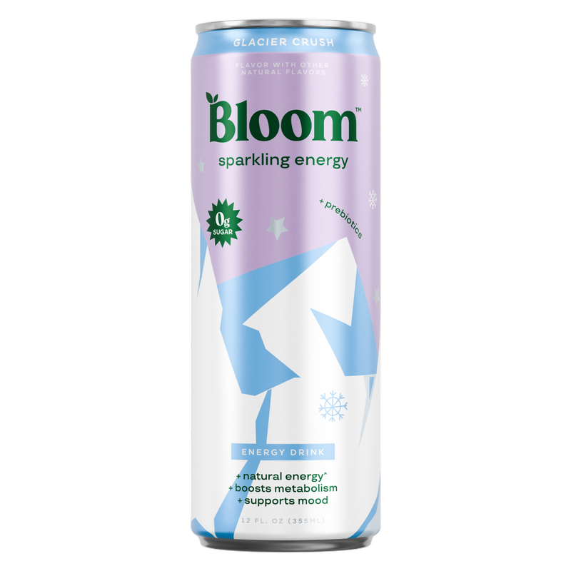 Bloom Sparkling Energy Glacier Crush 12oz Can