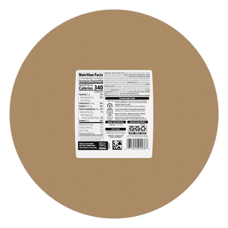 Tombstone Bacon Cheeseburger Pizza, 19.3oz