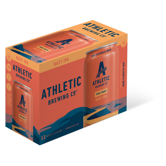 Athletic Brewing Free Wave Non-Alcoholic IPA 12pk 12oz Cans