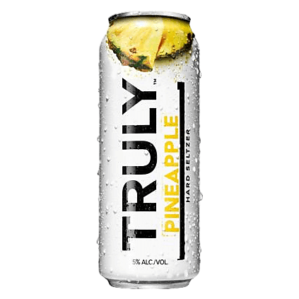 Truly Hard Seltzer Pineapple Single 24oz Can 5% ABV