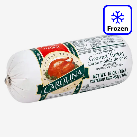 Carolina Frozen Ground Turkey - 1lb