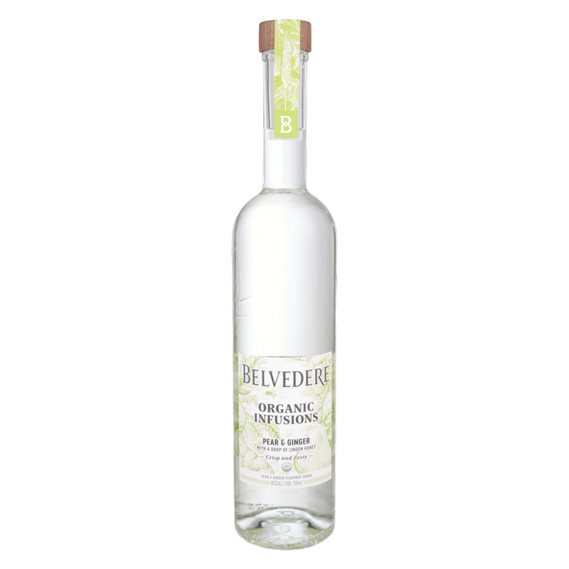 Belvedere Organic Vodka Infused With Pear, Ginger, And Honey 750ml