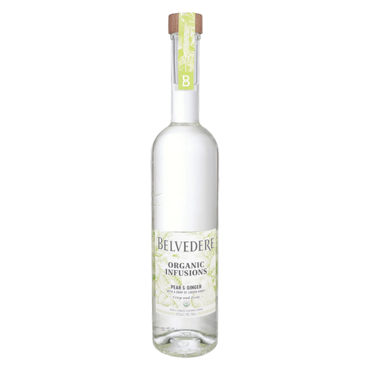 Belvedere Organic Vodka Infused With Pear, Ginger, And Honey 750ml