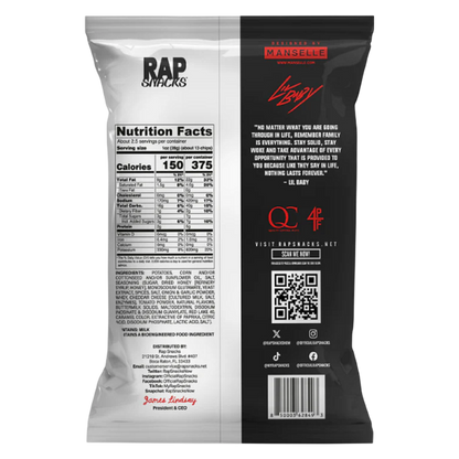 Rap Snacks BBQ Honey Heat (Lil Baby), 2.5 oz
