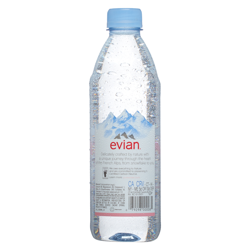 Evian Natural Spring Water 500ml Btl